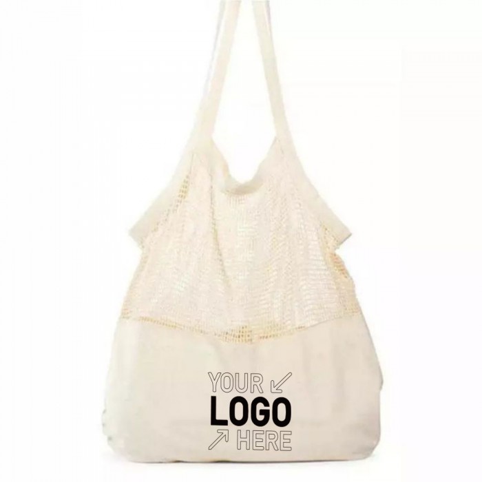 Reusable Cotton Mesh Grocery Bags